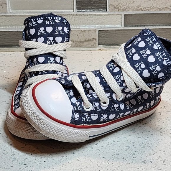 Converse Other - 🌟🌆Converse I Love New York High-top Toddler Size 8🌆🌟
